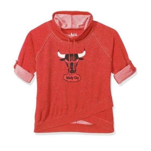 NBA Chicago Bulls Womens Plus Size 2X Wildcard Top Hardwood Classic Red - Picture 1 of 6